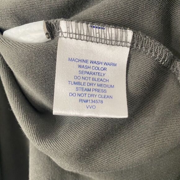 Vineyard Vines Pullover Mens Large Gray Sweater 1/4 Zip Cotton Jacket Stretch - Picture 11 of 16